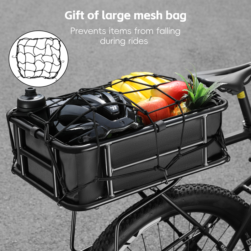 Großer Fahrrad-Heckkorb mit Sc – Cycling Commuter Bewertung und Preis