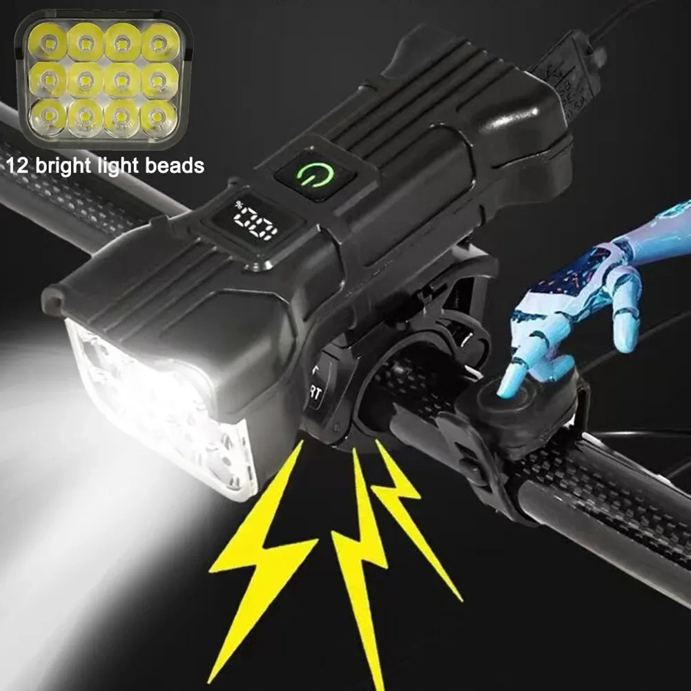 12-LED-Fahrrad-Frontlicht, wie – Bike Light Front Rear Bewertung und Preis