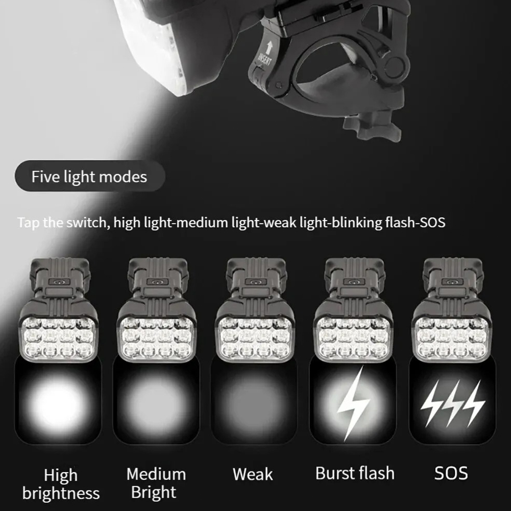 12-LED-Fahrrad-Frontlicht, wie – Bike Light Front Rear Bewertung und Preis